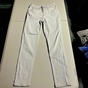 Levi 721 High Rise Skinny Grey Denim Jeans Black Label Women's Size 28 Waist EUC